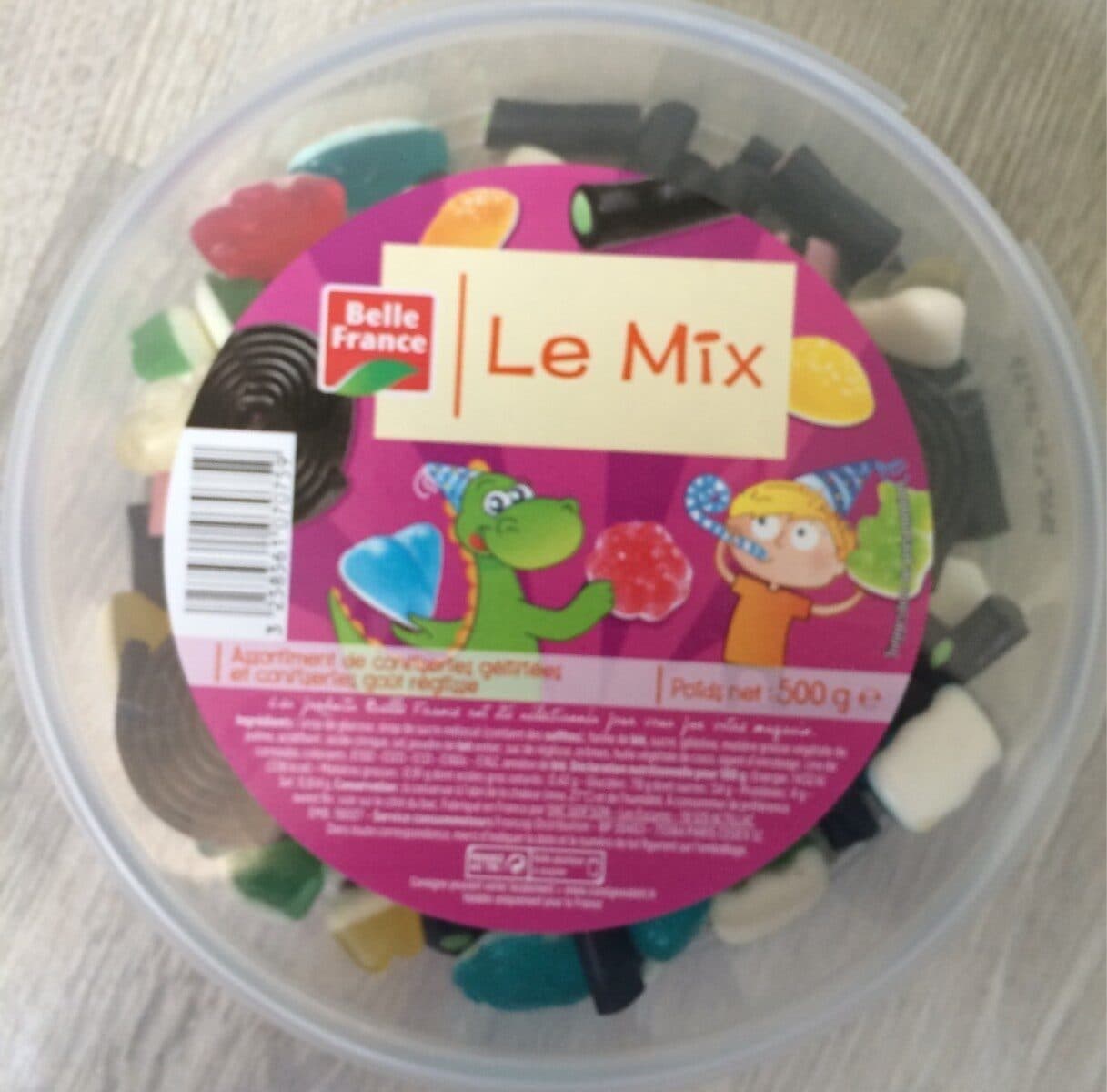 Belle france Tubo Mix Confiserie Asst Fantaisies 500G B.france packshot