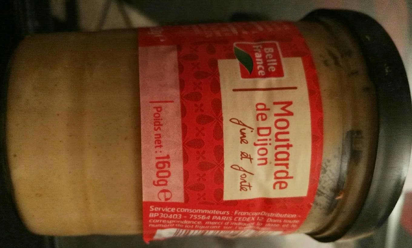 Belle France Moutarde de Dijon fine et forte packshot