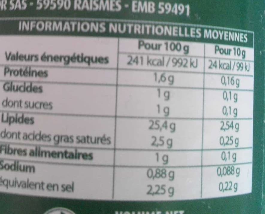 Belle France Vinaigrette moutarde à l'ancienne allégée en matière grasses packshot