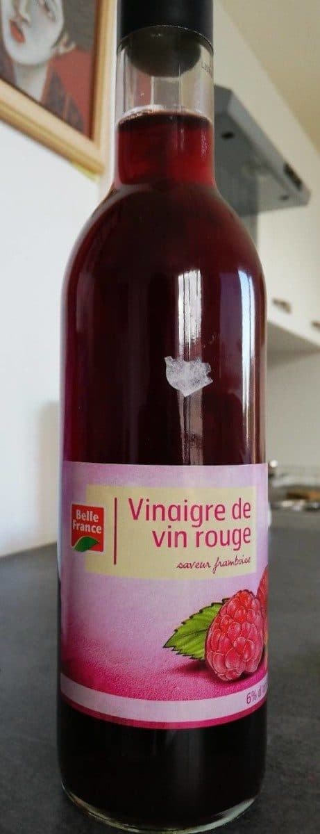 Belle France Vinaigre de vin rouge saveur framboise packshot