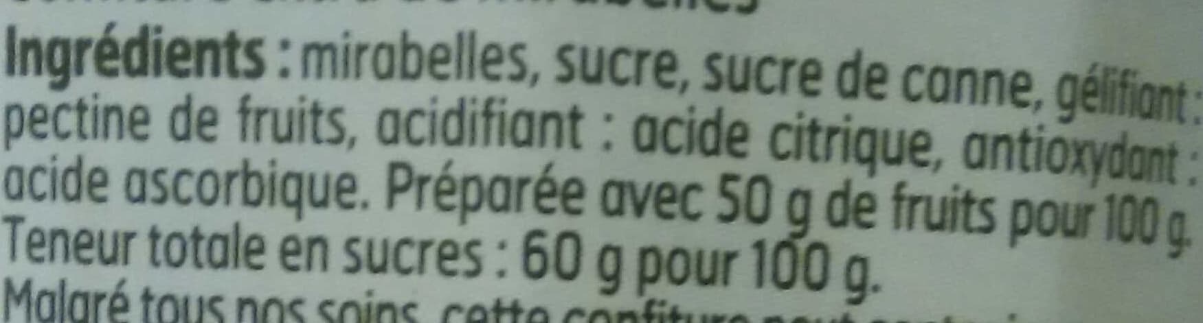 belle france Confiture Extra Mirabelles packshot