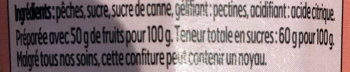 Belle France Confiture extra pêches packshot
