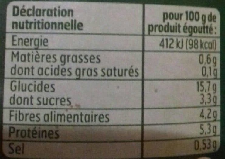 Belle France Petits pois à l'étuvée packshot
