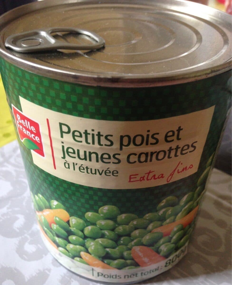 Belle France Petits pois et jeunes carottes à l'étuvée extra fins packshot
