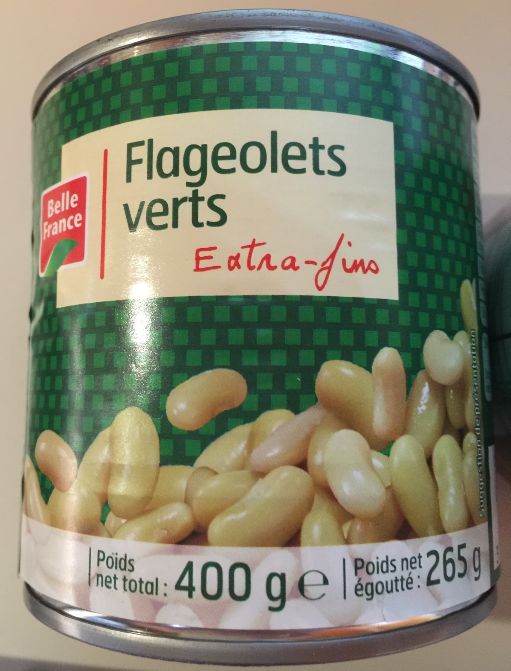 Belle France Flageolets verts extra-fins packshot