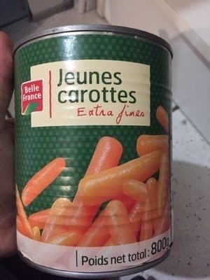 Belle France Jeunes carottes Extra fine packshot