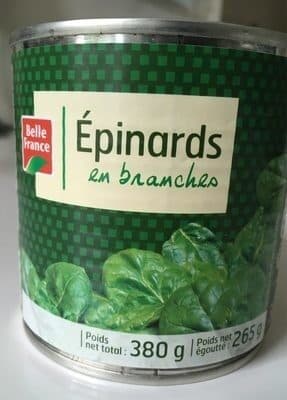 Belle France Epinards en branches packshot