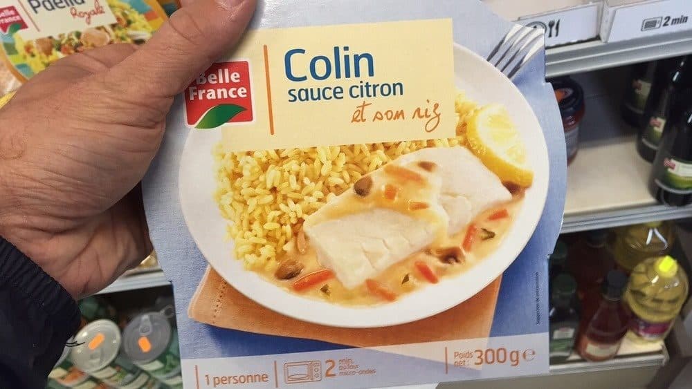 Belle France Colin, sauce citron packshot