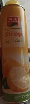 Belle France Sirop de citron packshot