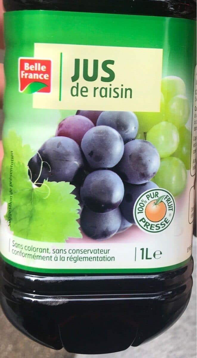 Belle France Jus de raisin packshot