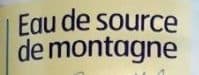 Belle France Eau de Source de Montagne Source Valon packshot