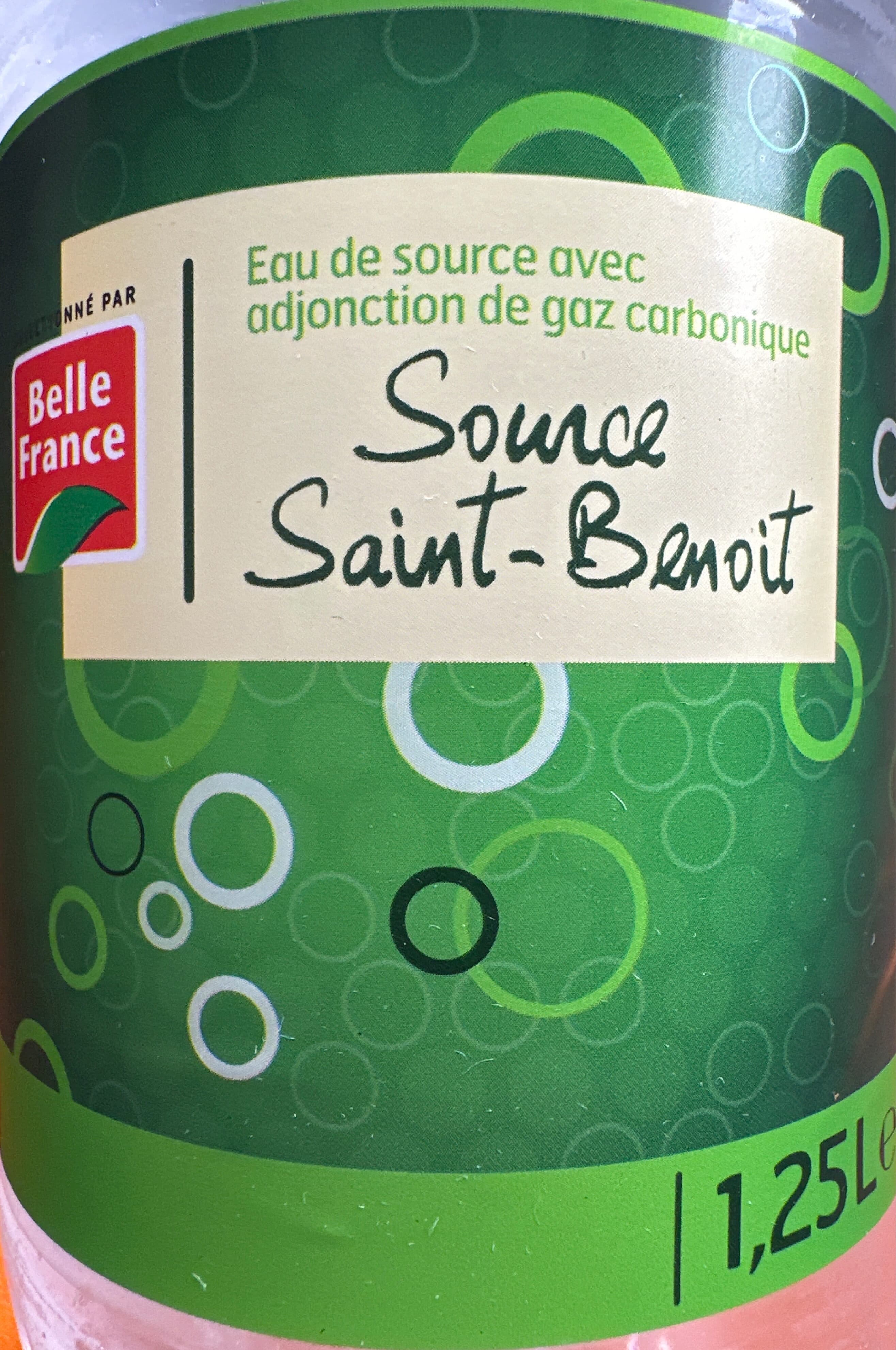 Belle France Eau de source avec adjonction de gaz carbonique packshot