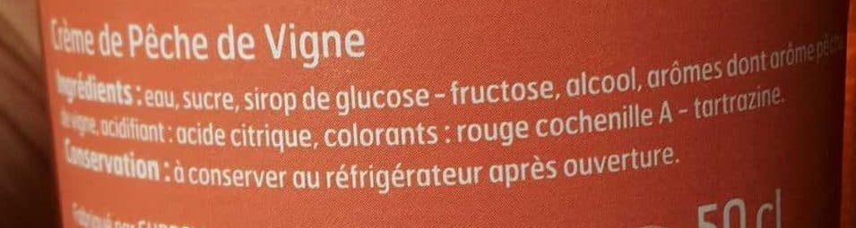 belle France Crème de peche de vigne packshot