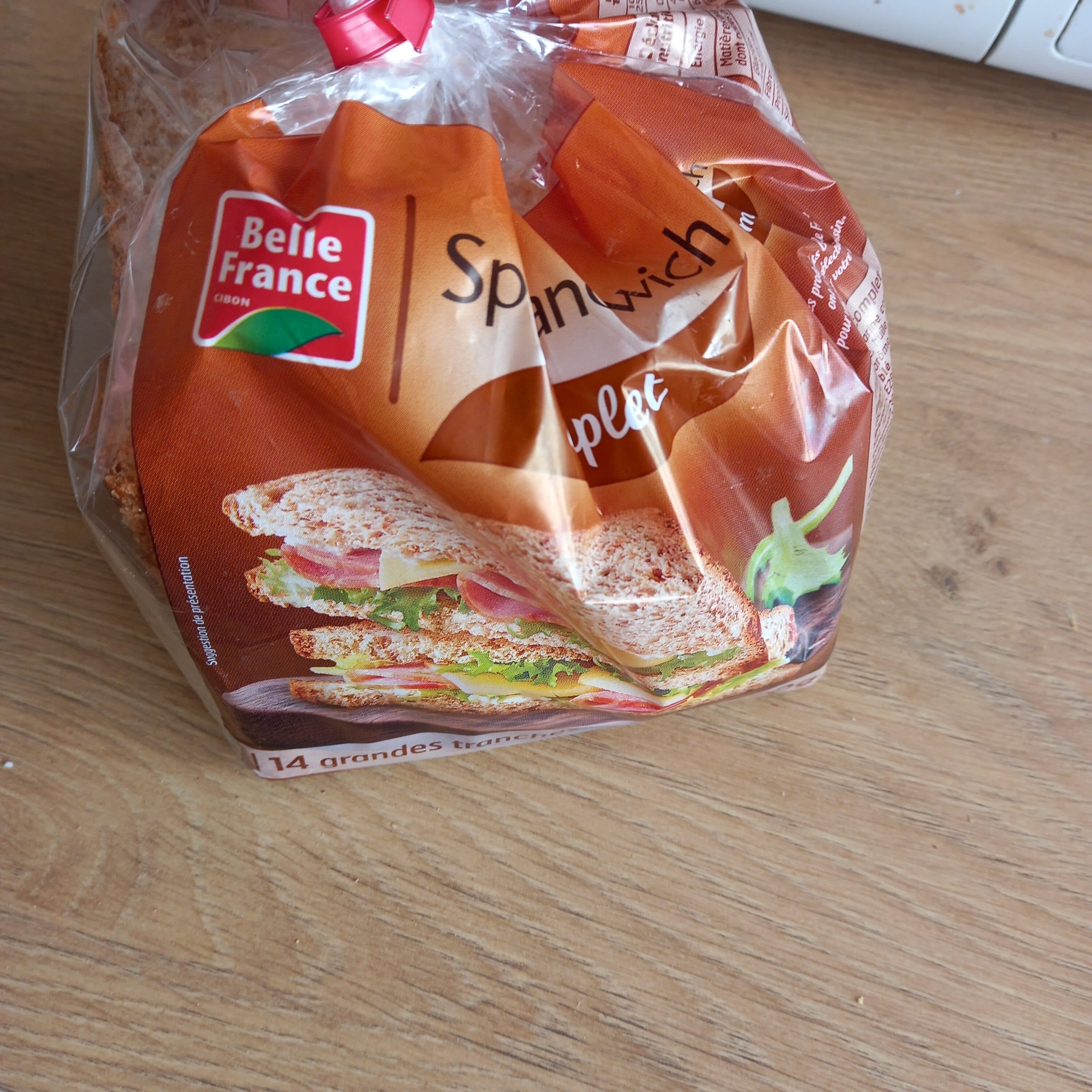 Belle France Pain de mie complet packshot