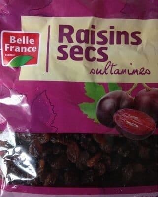 Belle France Raisins secs sultanines packshot