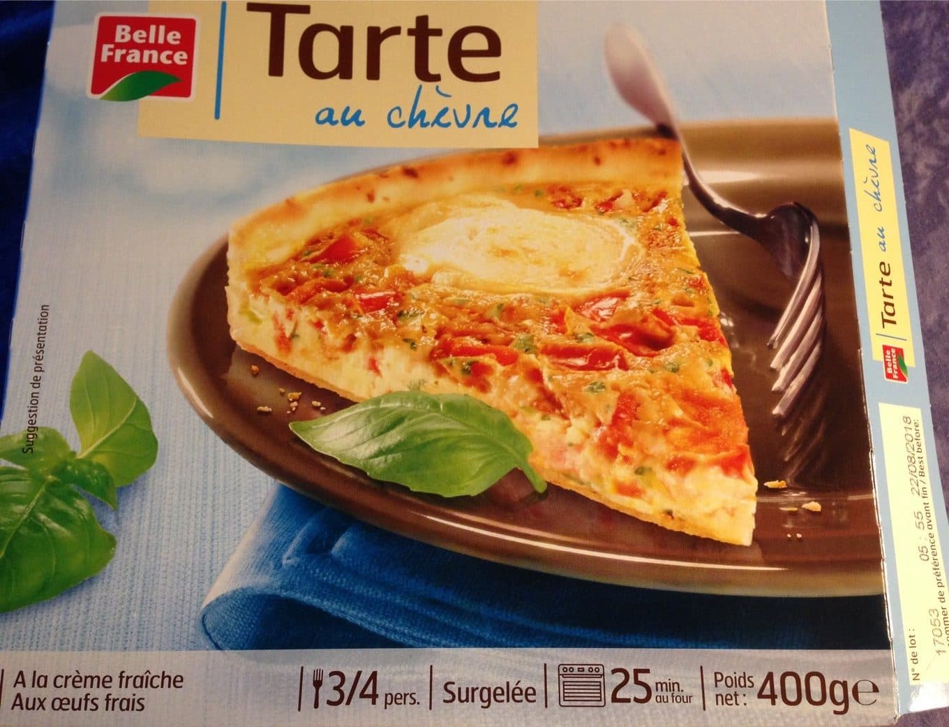 Belle France Tarte Chèvre Tomate packshot