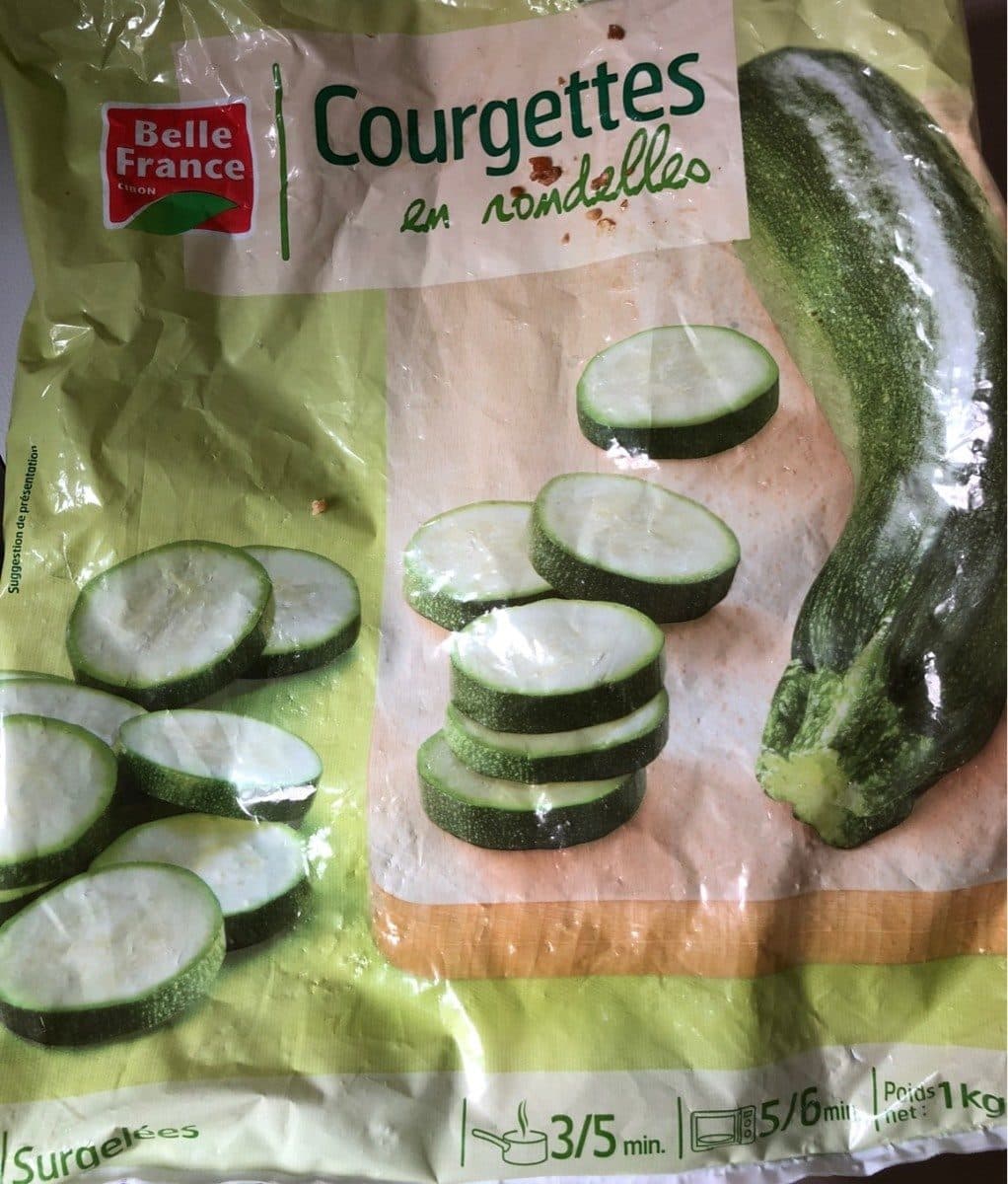 Belle France Courgettes en rondelles packshot