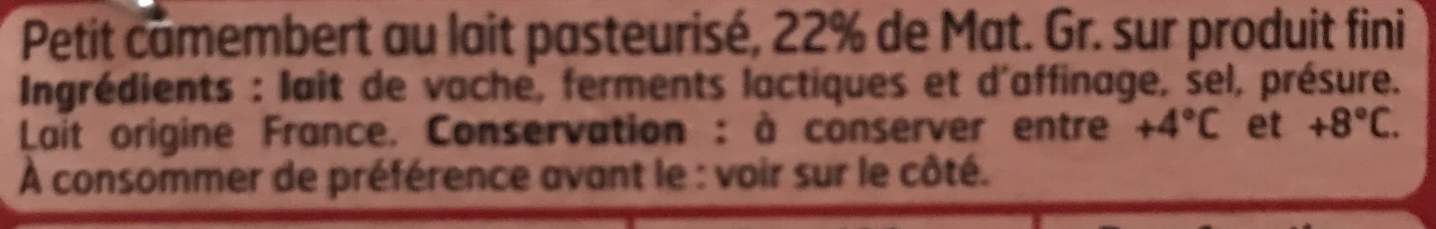 Belle France Petit Camembert 150G Bf, packshot