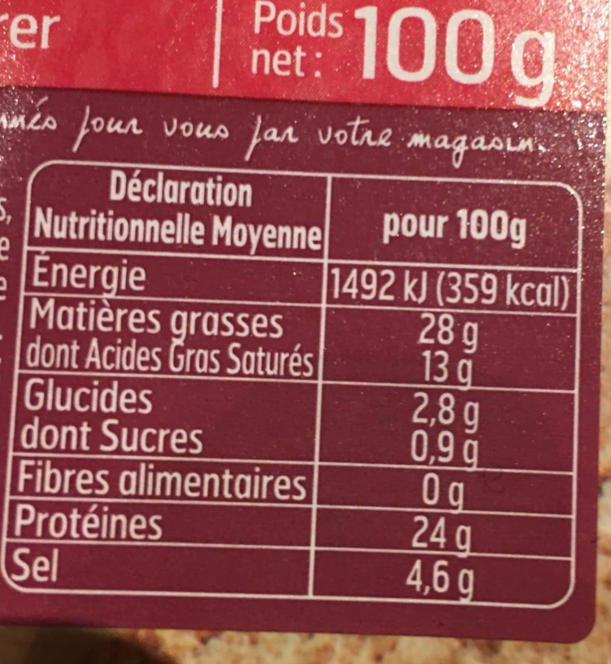 Belle France Pavé au poivre vert packshot