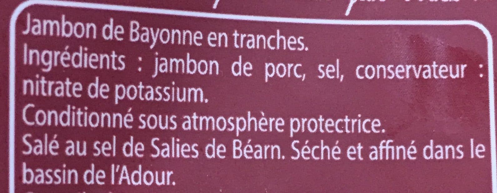 Belle France Jambon de bayonne packshot