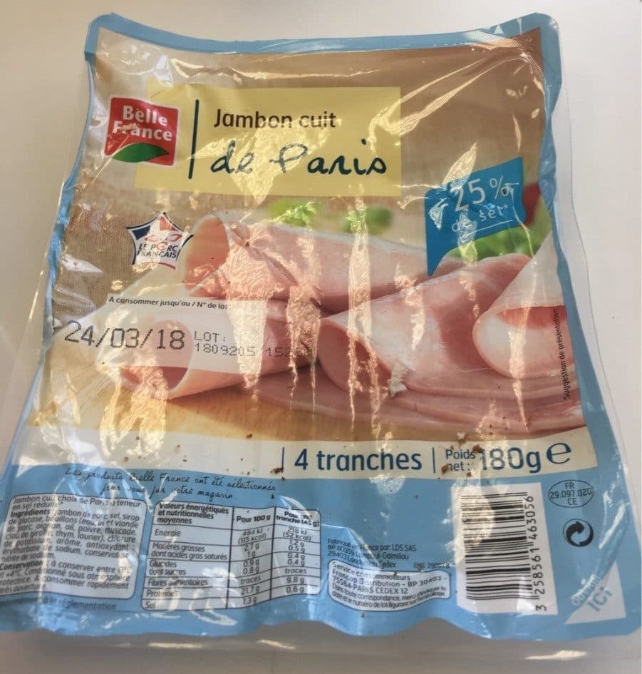 Belle France Jambon de Paris packshot