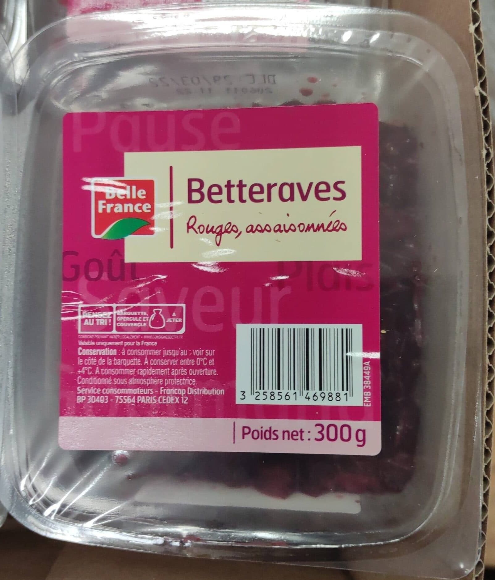 Belle France Betteraves Rouges packshot