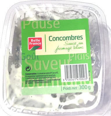 Belle France Concombres sauce fromage blanc packshot