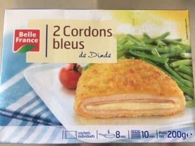 Belle France 2 Cordons bleus de Dinde packshot