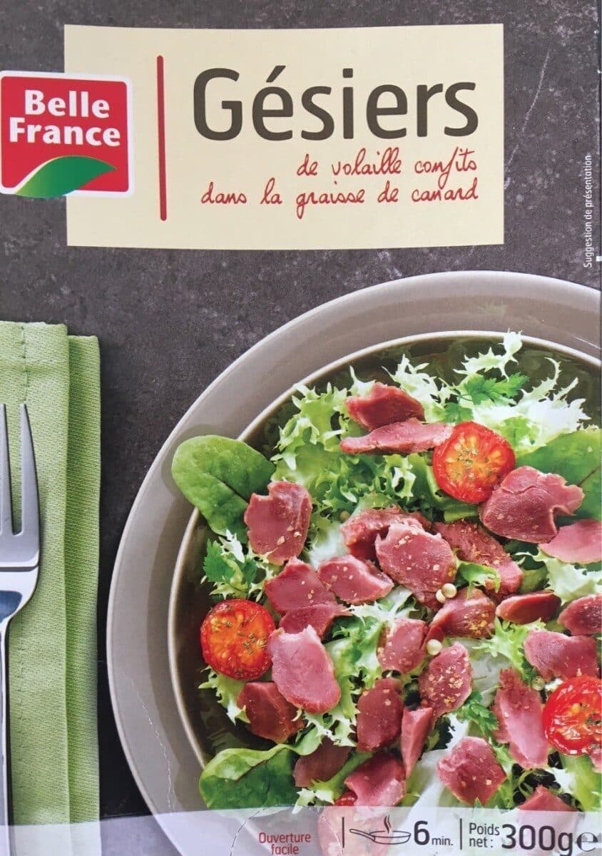Belle France Gésiers de volaille confits dans la graisse de canard packshot