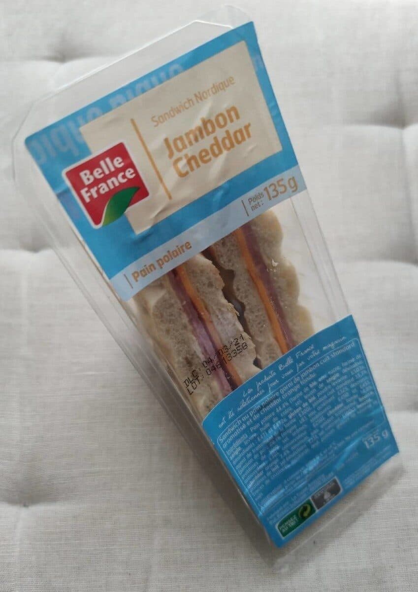 Belle France Sandwich Nordique jambon cheddar packshot