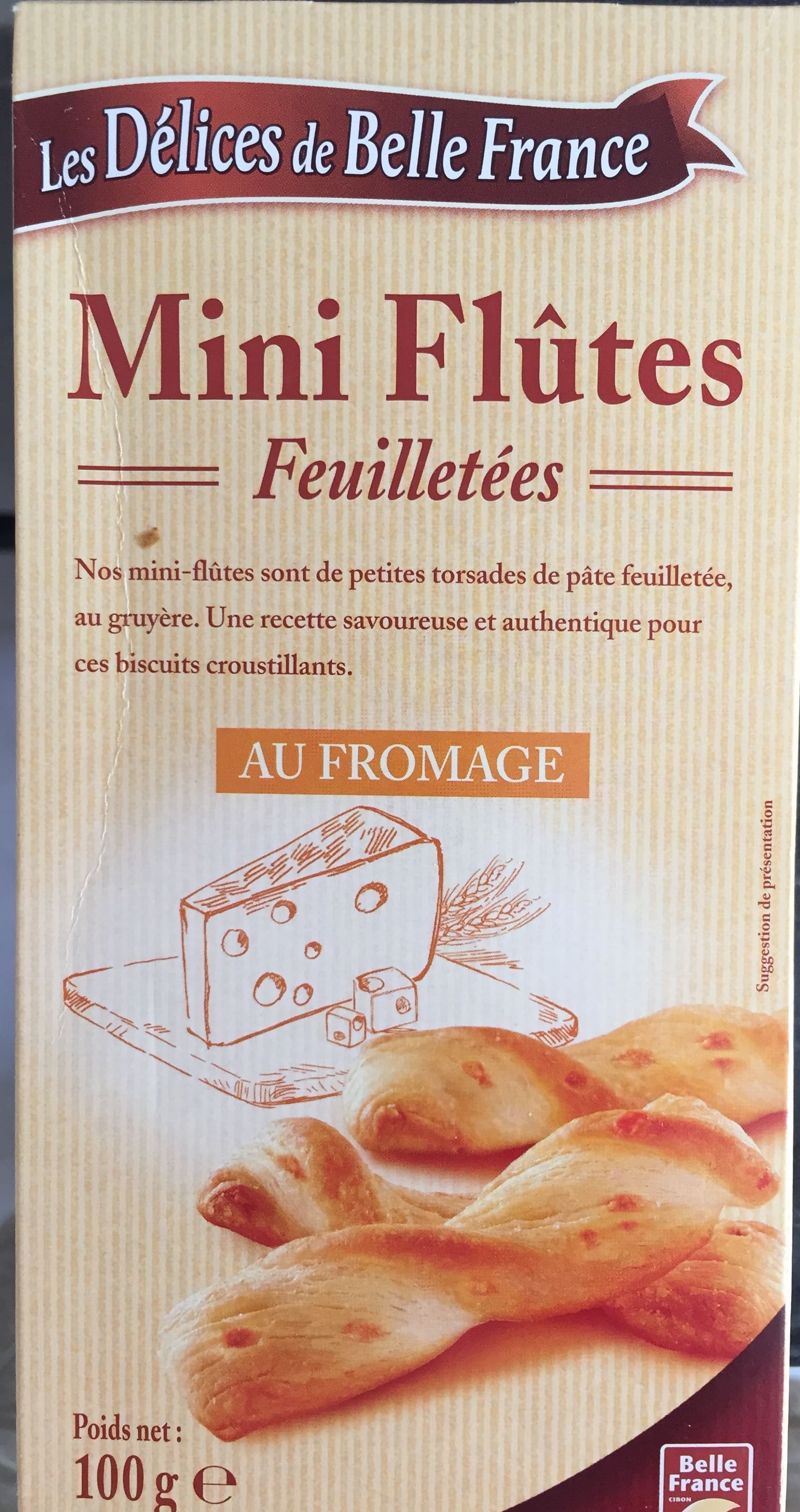 Belle France Mini Flûtes feuilletées packshot