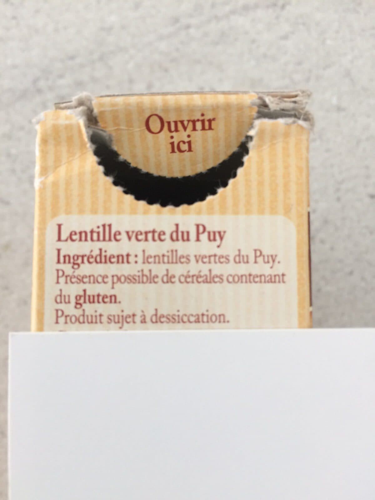 Belle France Lentilles vertes du Puy packshot