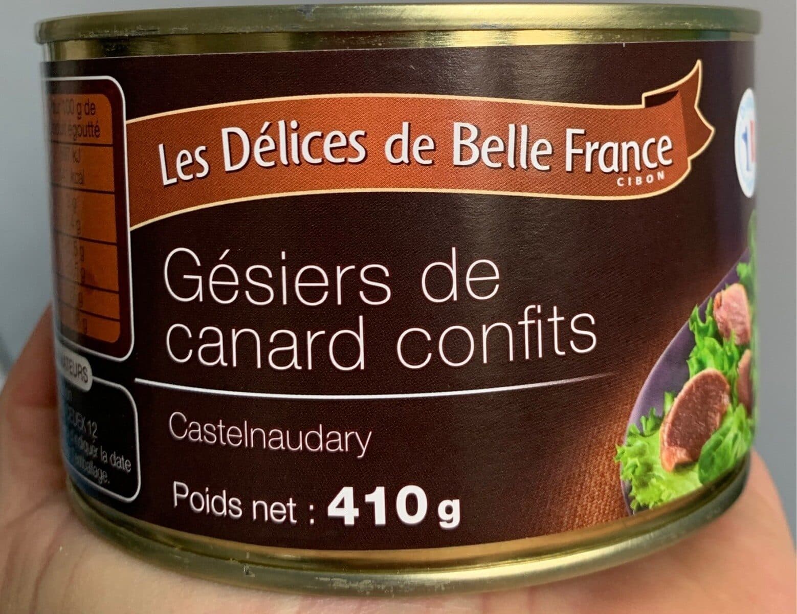 Belle France Gesiers Canard confits Belle france packshot