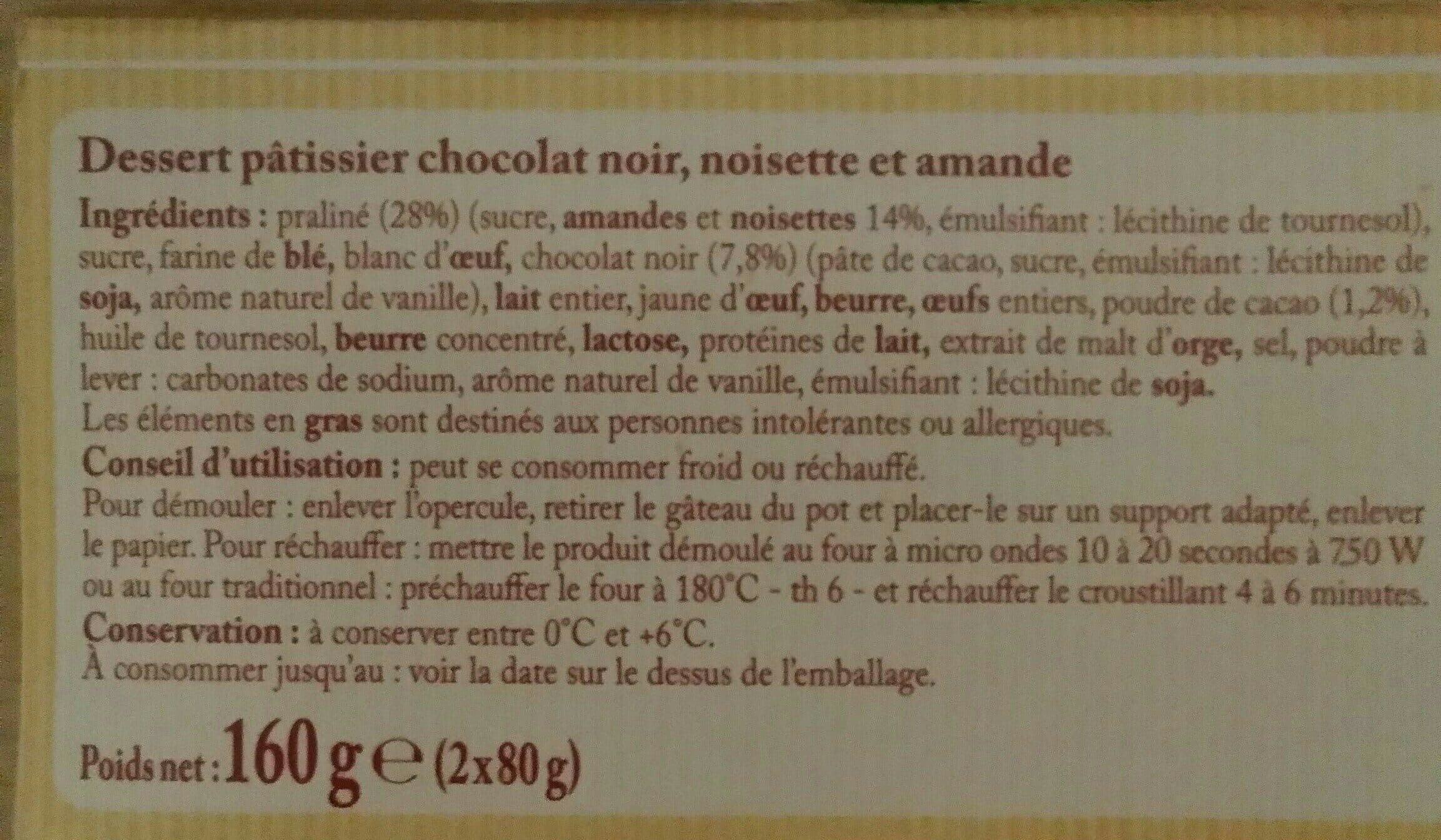 Belle France Croustillant chocolat noisette amande packshot