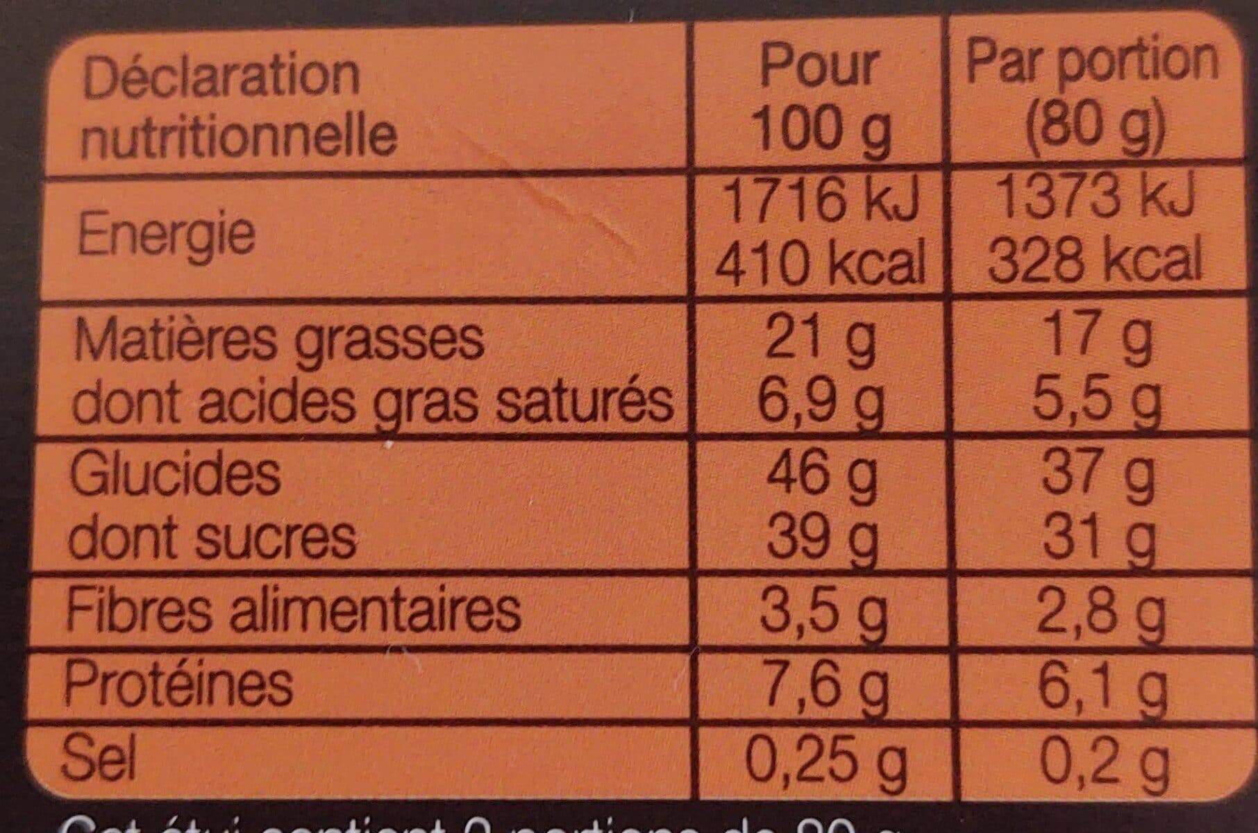 Belle France Croustillant chocolat noisette amande packshot