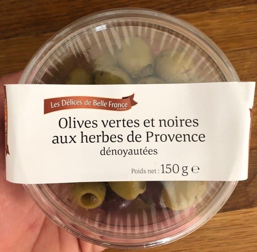 Belle France Olives vertes et noires packshot