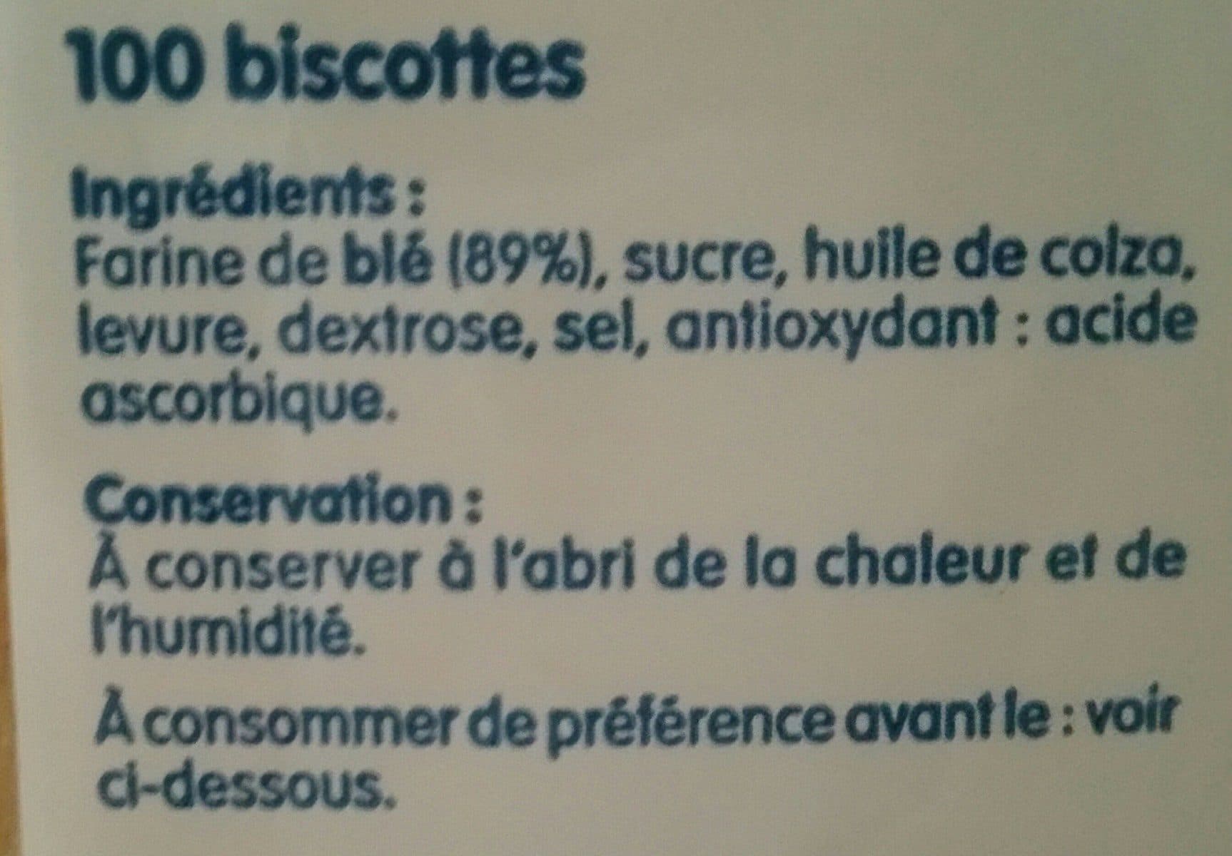Ecoprix Biscottes Nles 100 T. Ep packshot