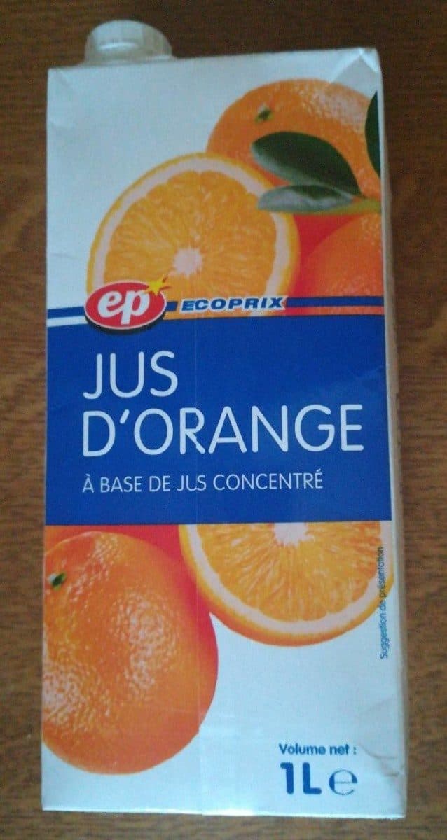 EPEcoprix Jus d'orange packshot