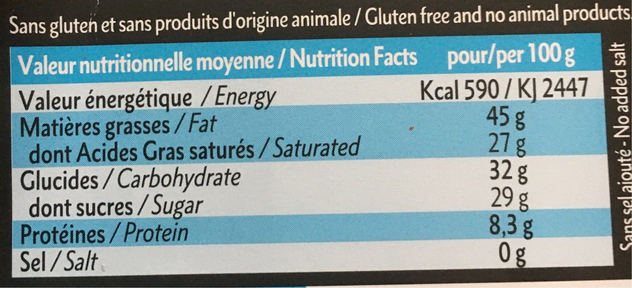Dardenne Chocolat Noir 70% à l'agave packshot