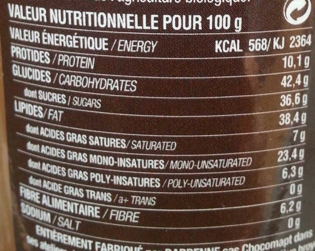 Dardenne Pâte à Tartiner Chocolat Noisettes packshot
