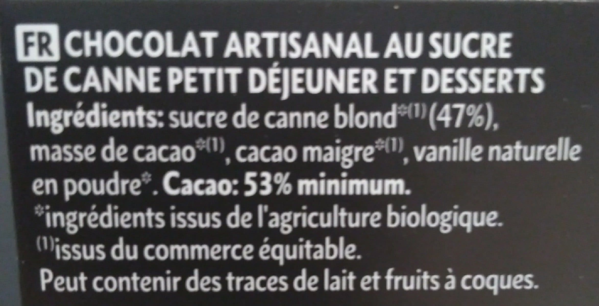 Dardenne Chocolat petit déjeuner packshot