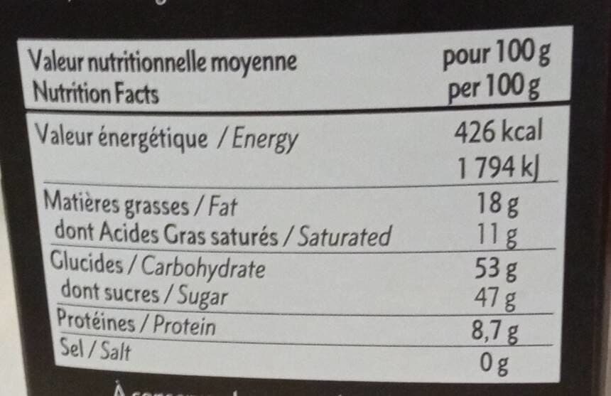 Dardenne Chocolat petit déjeuner packshot