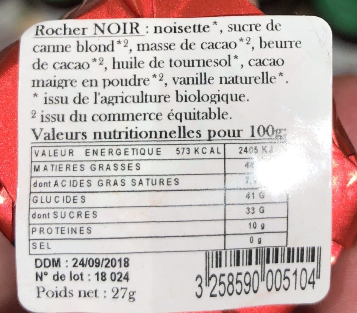 Dardenne Rocher Noir packshot