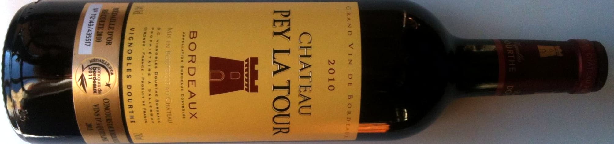 Chateau Pey La Tour Chateau Pey la Tour 2010 packshot