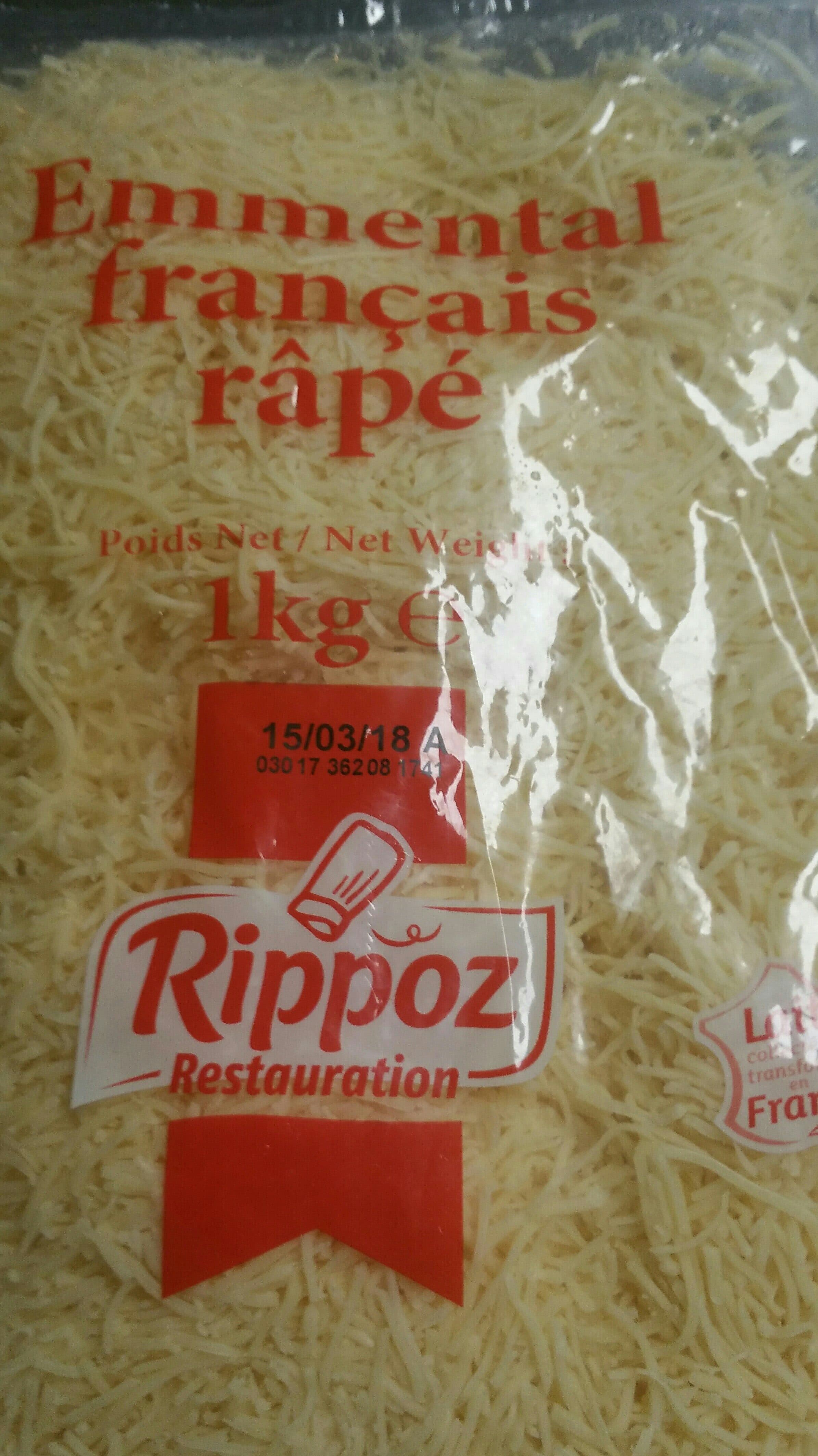 Rippoz Emmental râpé 1 packshot