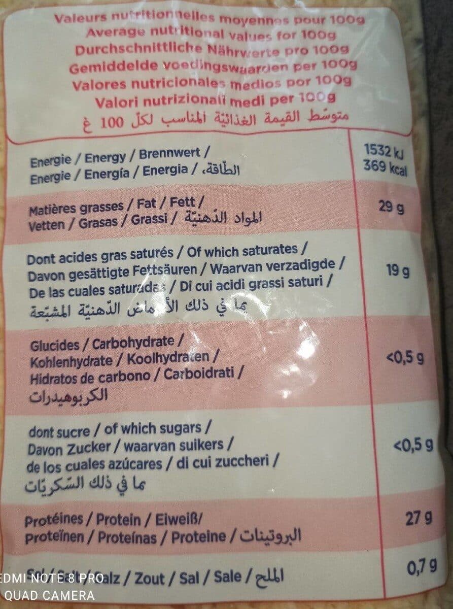 Rippoz Emmental râpé 1 packshot