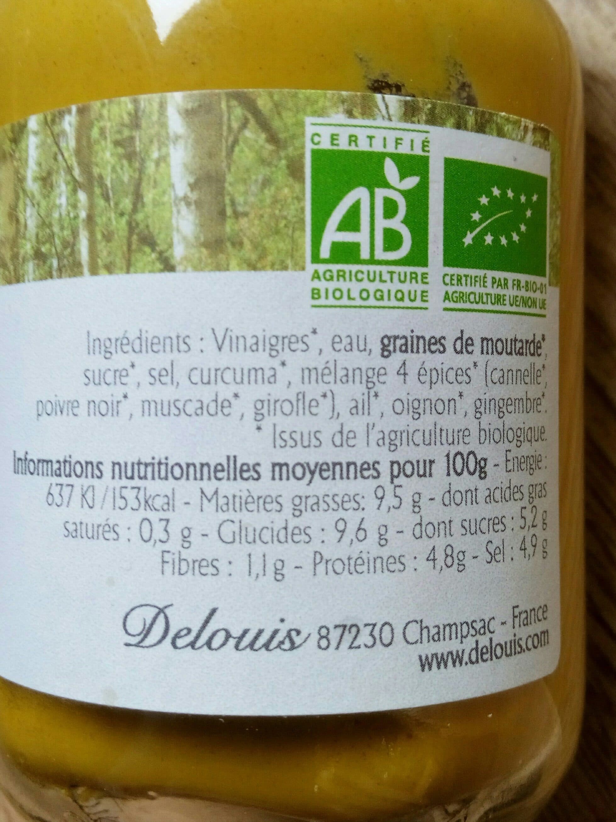 Delouis Moutarde douce aux aromates packshot