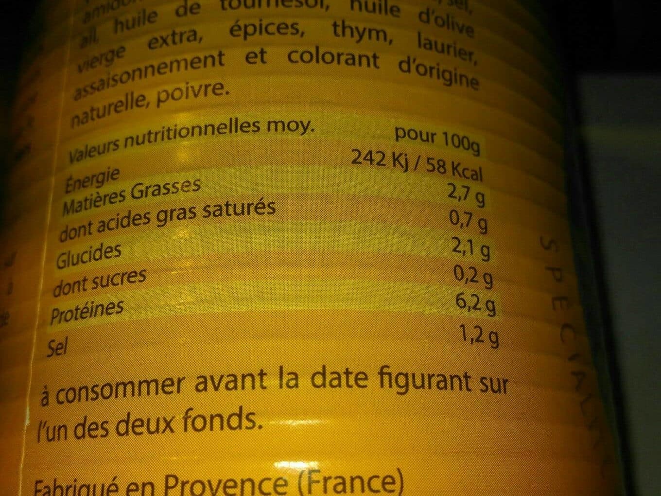 Dyg Carqueiranne Soupe de poissons de Carqueiranne packshot