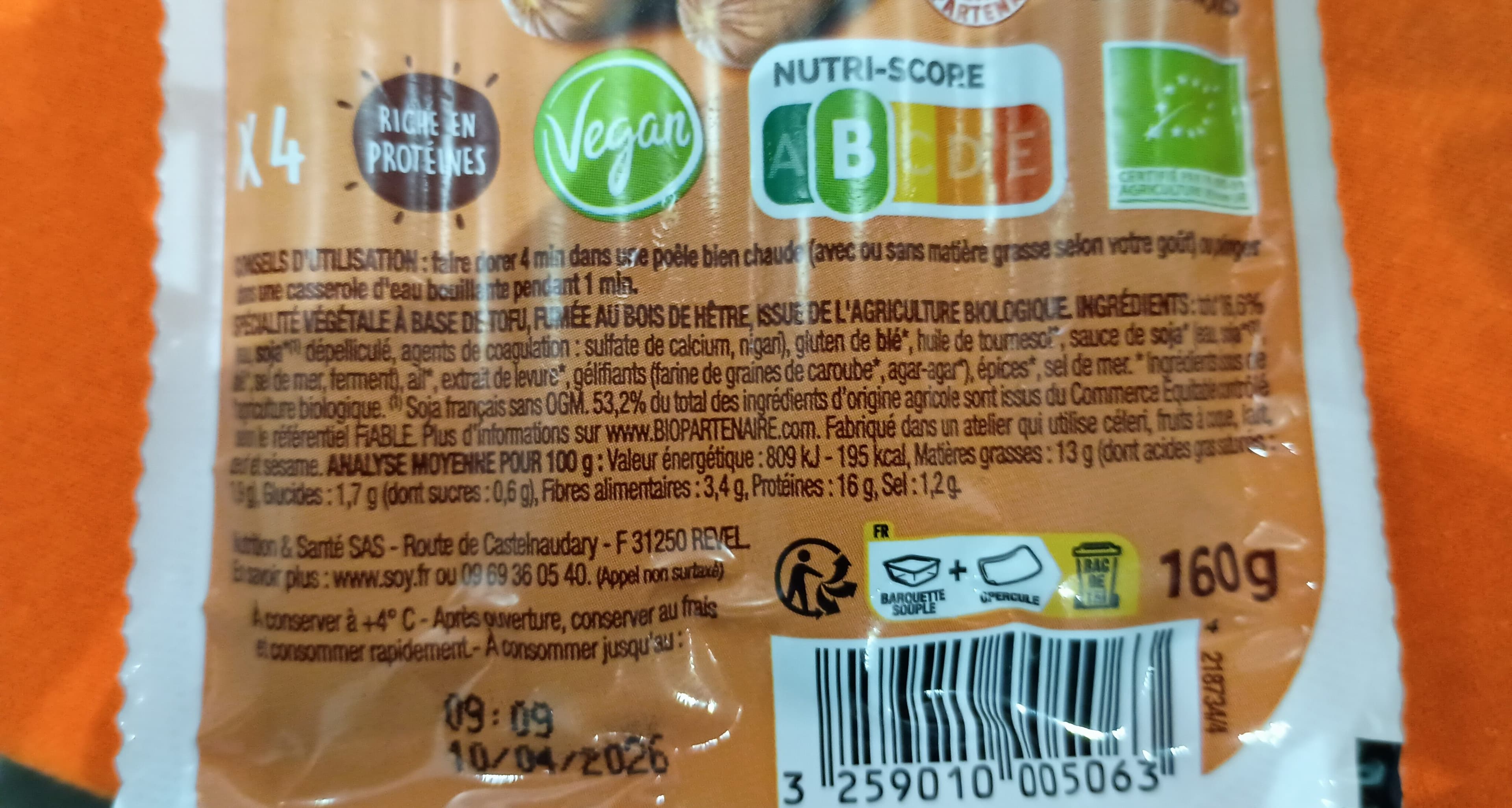 Soy Soycis' fumées packshot