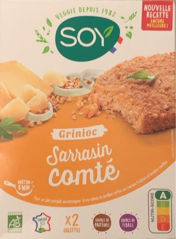 Soy Grignoc Sarrasin & Comté packshot